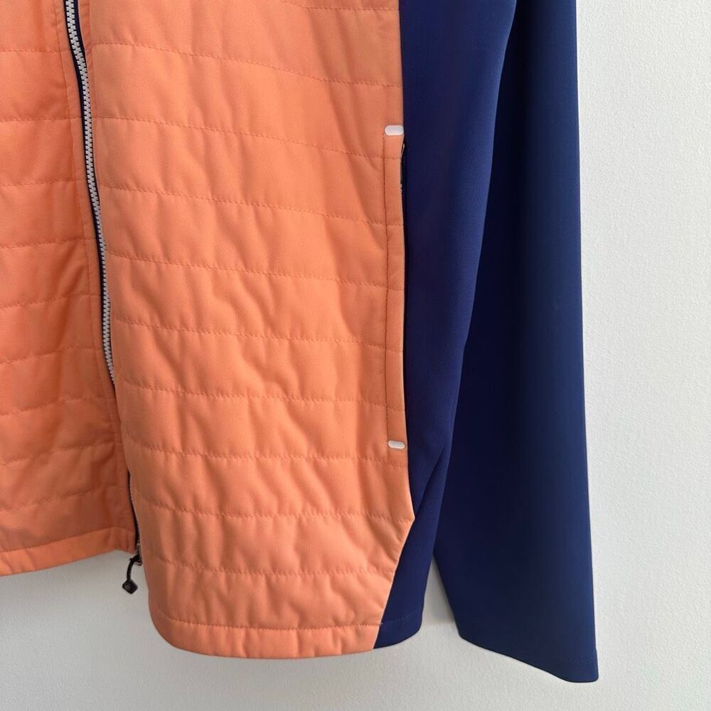 Peter Millar Men’s Hyperlight Merge Coral Quilted Full Zip Jacket Wolverine Powe - Picture 10 of 16